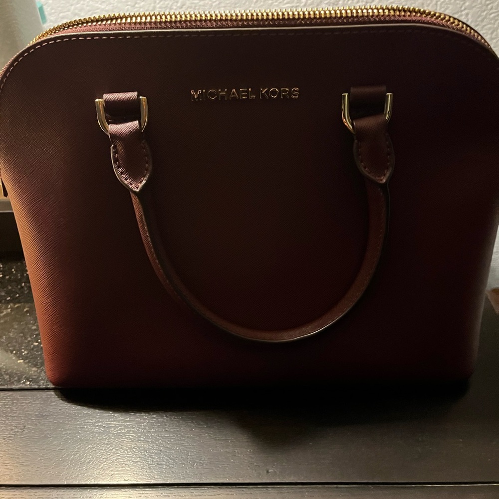 Michael Kors Burgundy Handbag